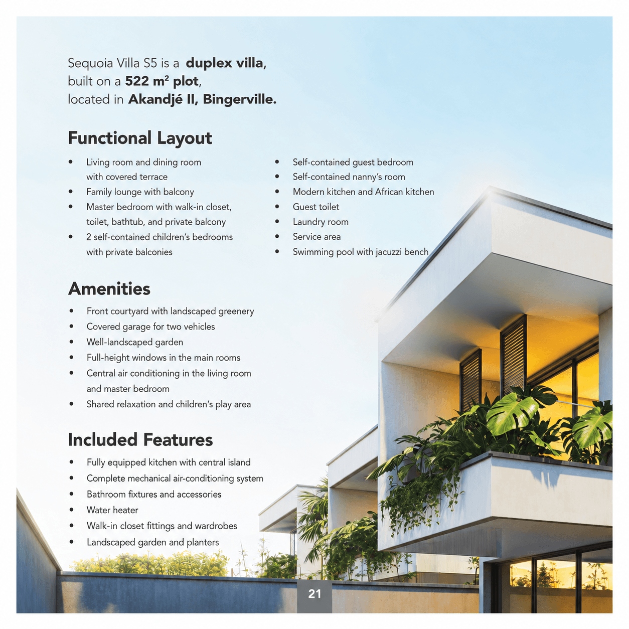 Residences Sequoia - Villa S5